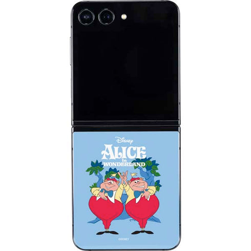 Disney Alice in Wonderland Tweedle Dee and Tweedle Dum Galaxy Z Flip5 5G Skin
